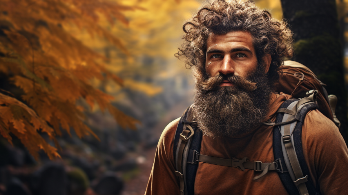 How to tame top a curly beard